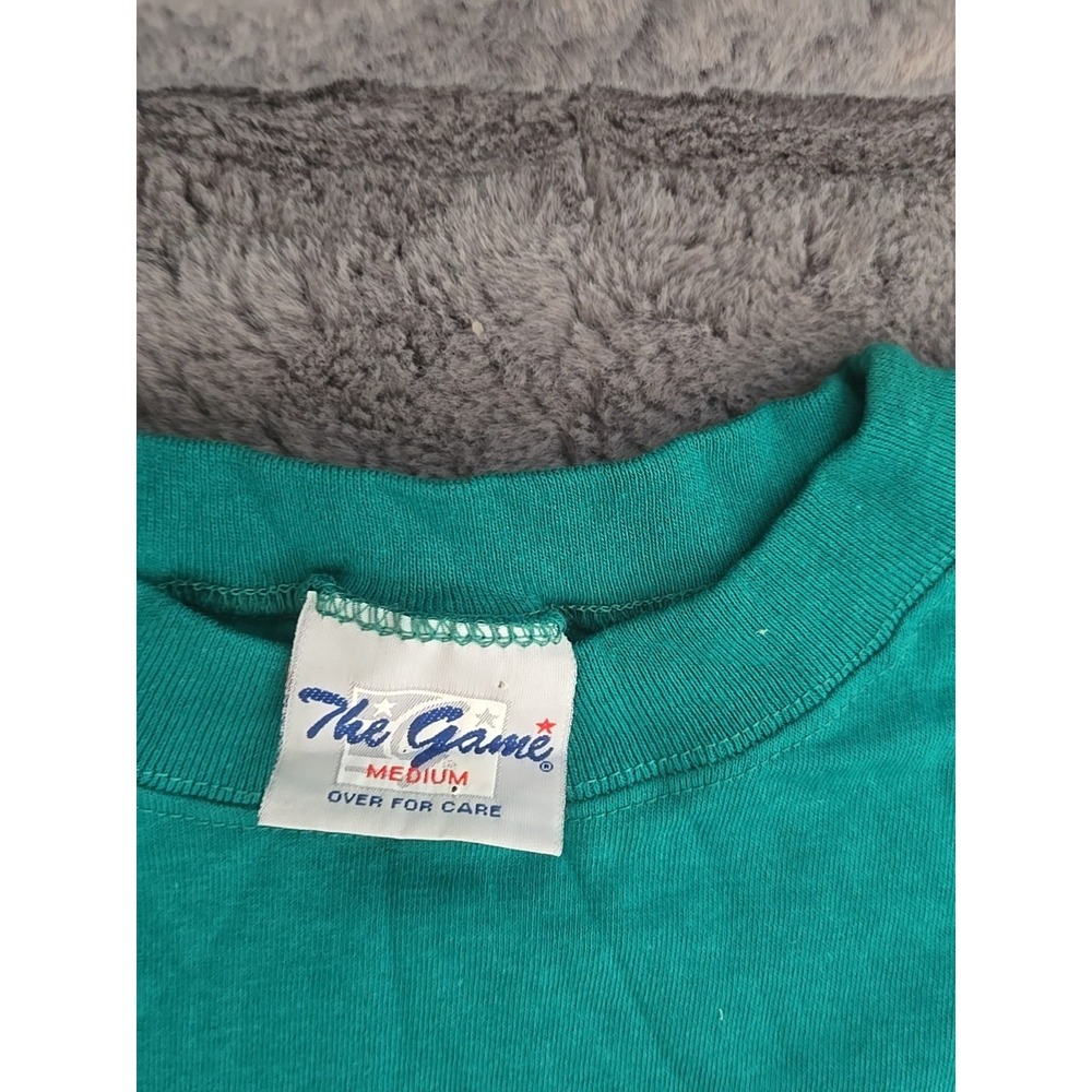 Vintage Miami Dolphins Shirt The Game 1993 NOS New With Tags Medium Deadstock - Picture 9 of 16